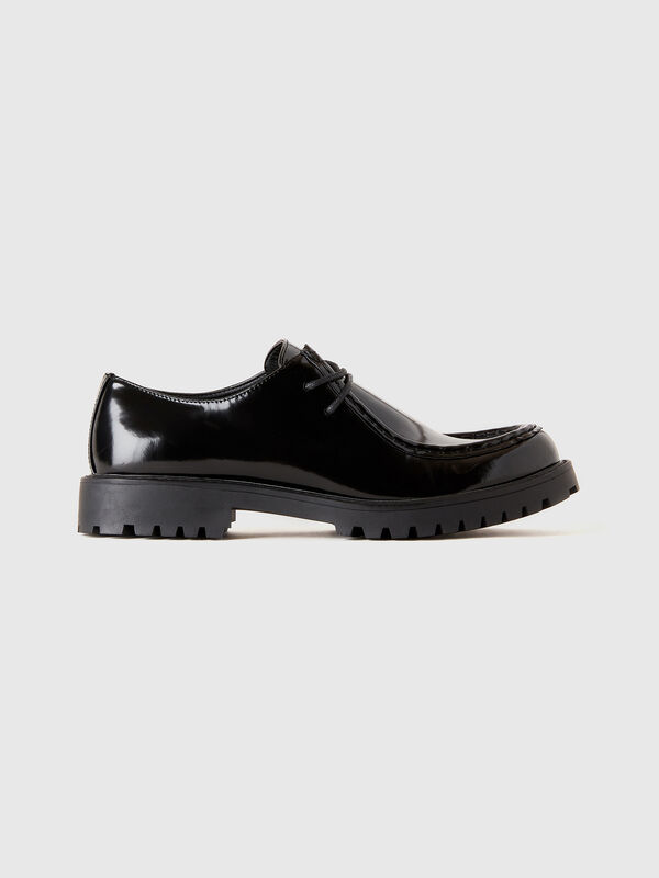 Mocassins effet verni Homme