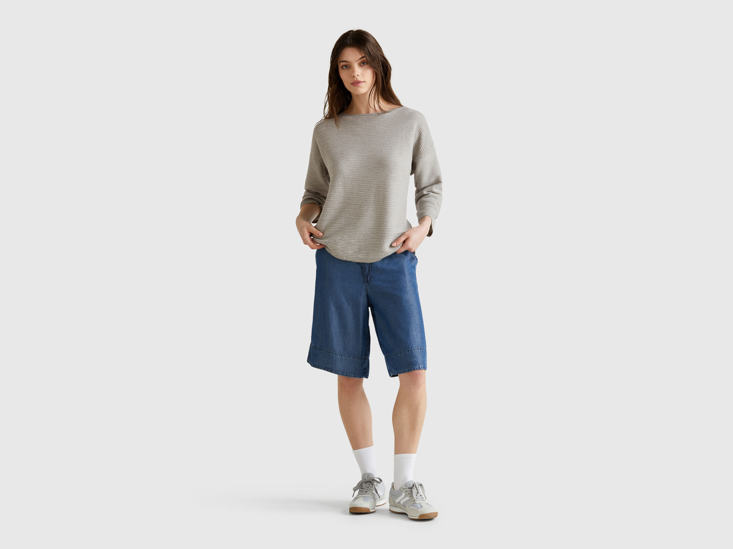 BOAT-NECK SWEAT.L/S Femme image number 2