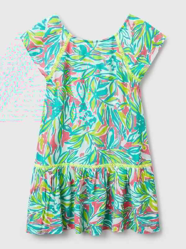 Robe à imprimé tropical Filles