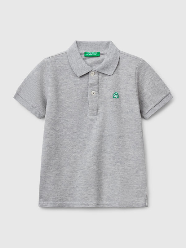 Polo à manches courtes en pur coton Garçon