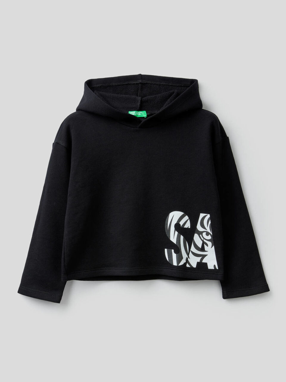 Sweat coupe boxy en pur coton image number 1