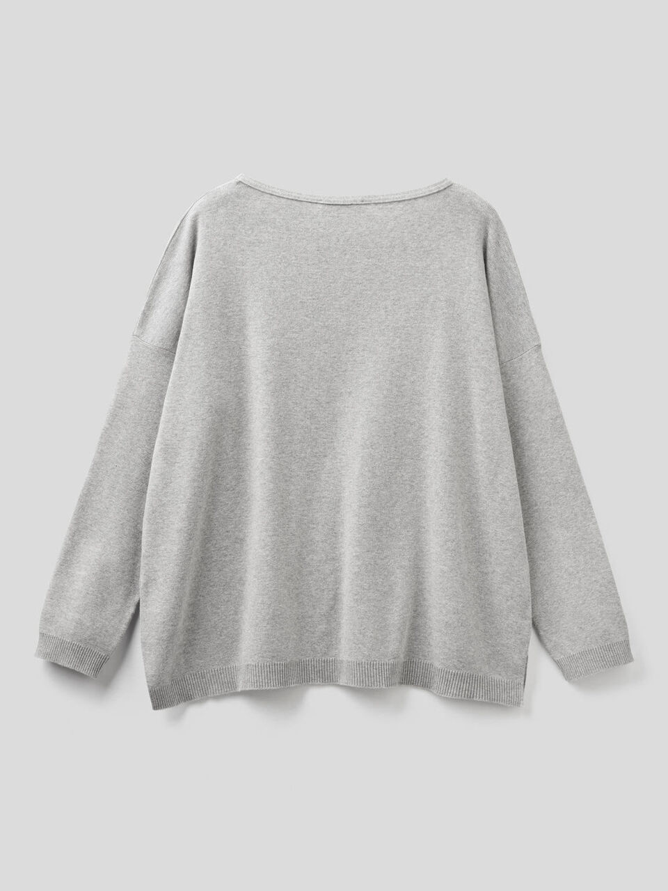 Pull en coton avec encolure ronde image number 2