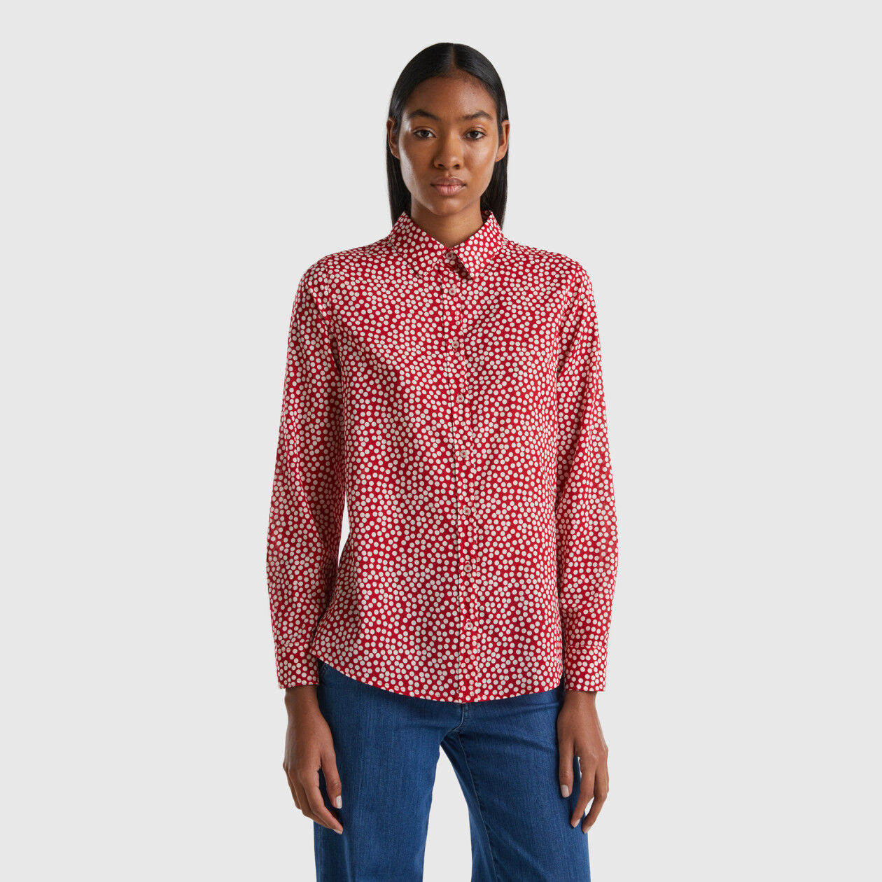 Chemise sales leopard rouge