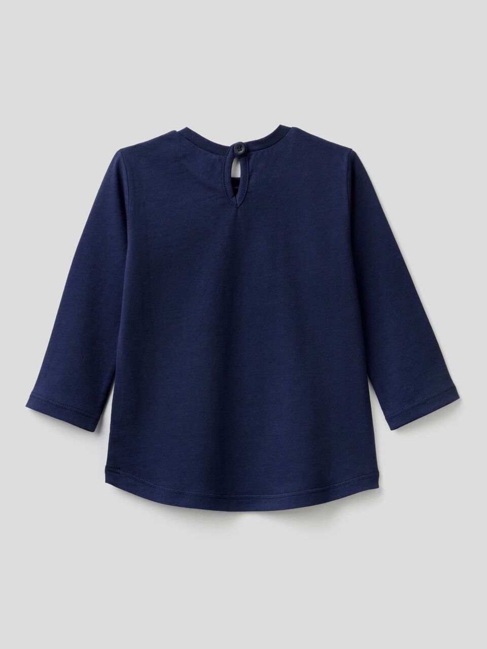 T-shirt manches longues en pur coton image number 2