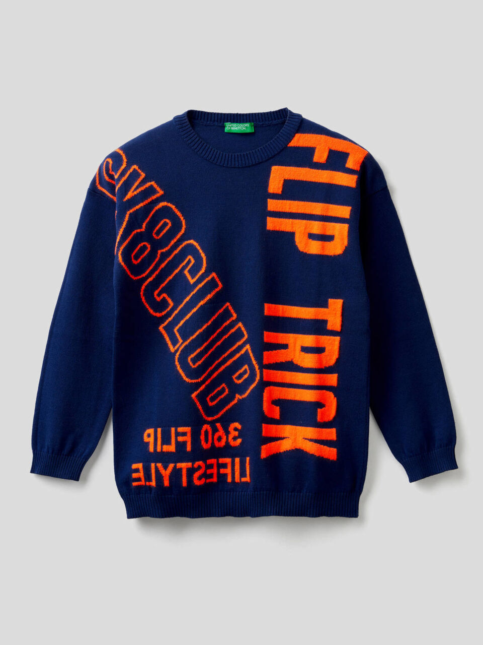 Pull avec mots fluo image number 1