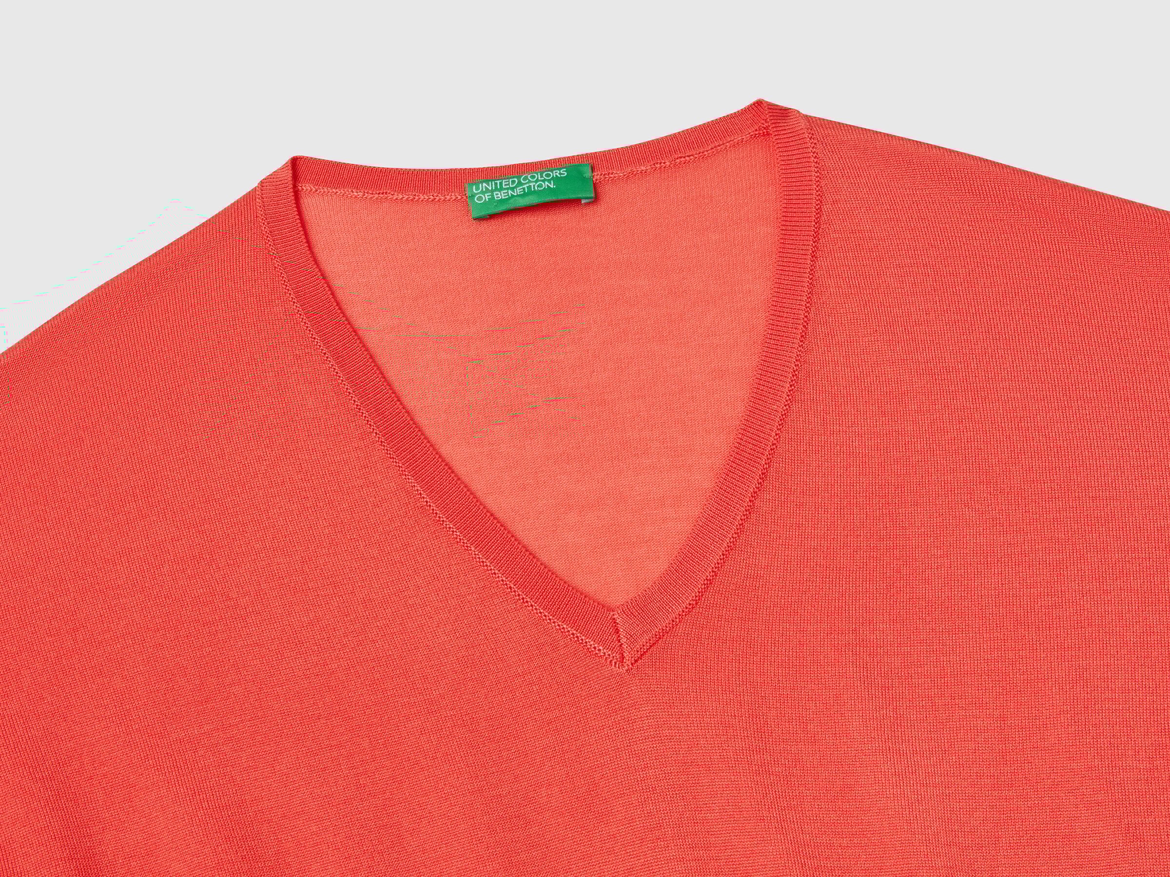 V NECK SWEATER H/S Femme image number 5