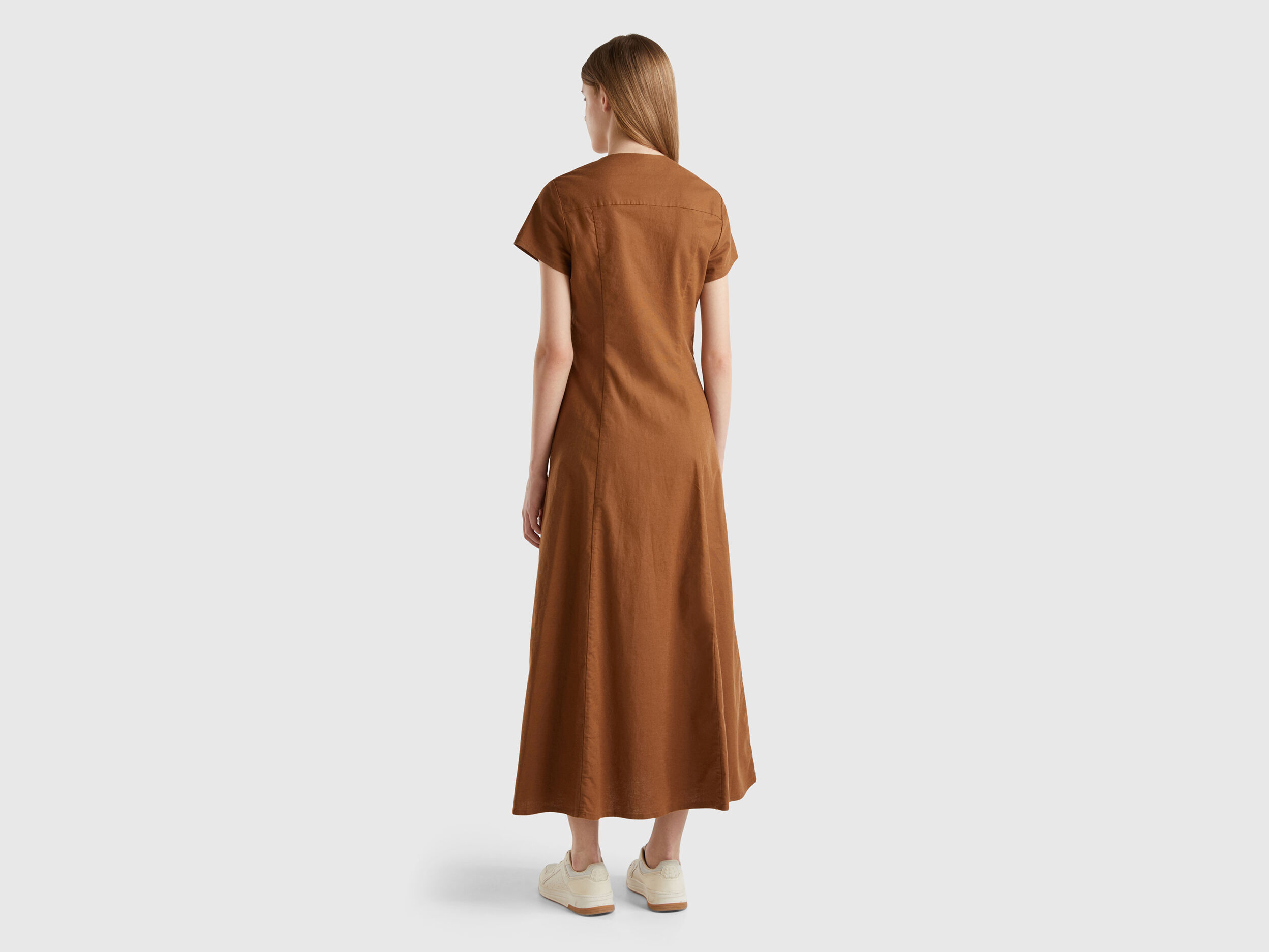 Robe longue benetton hot sale