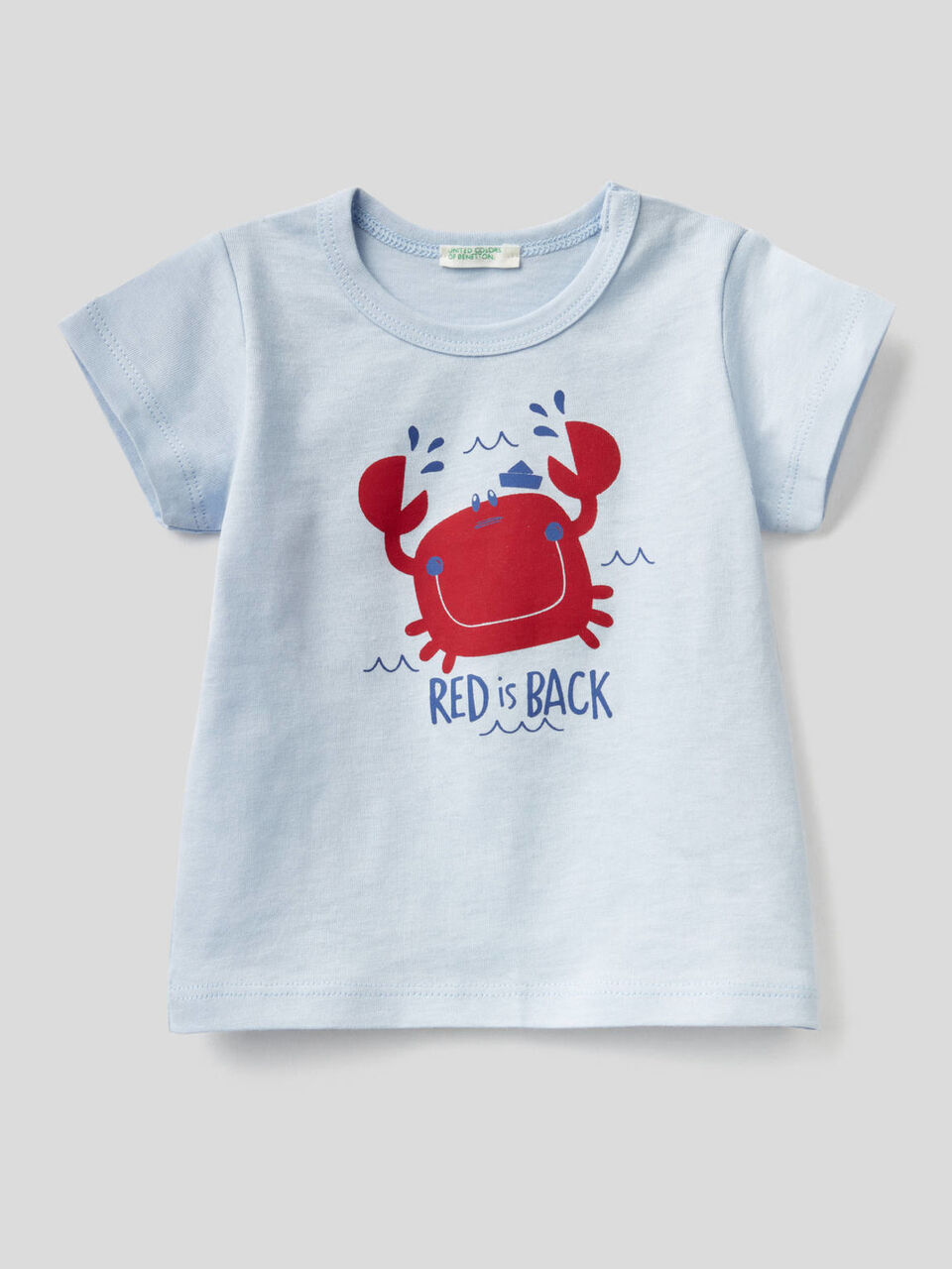 T-shirt en coton bio avec imprimé image number 1