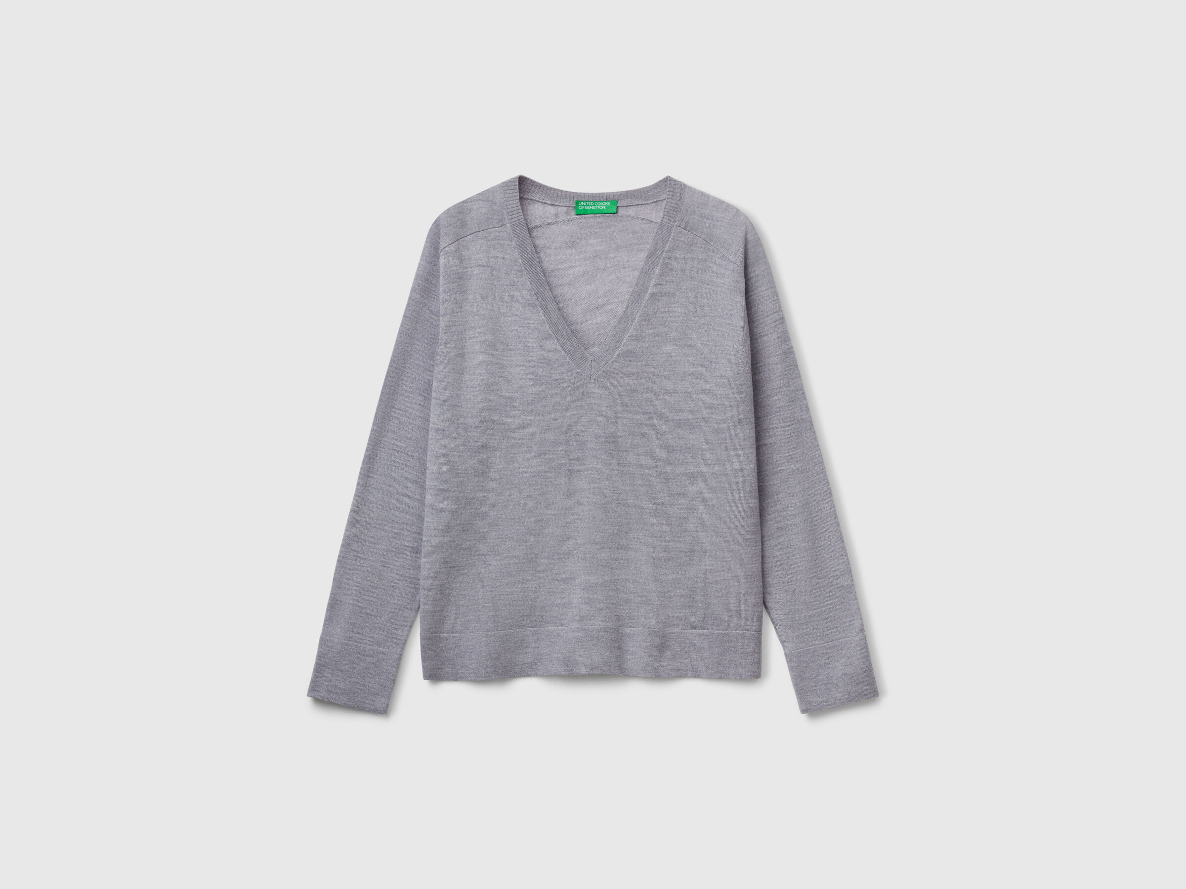 V NECK SWEATER L/S Femme image number 3