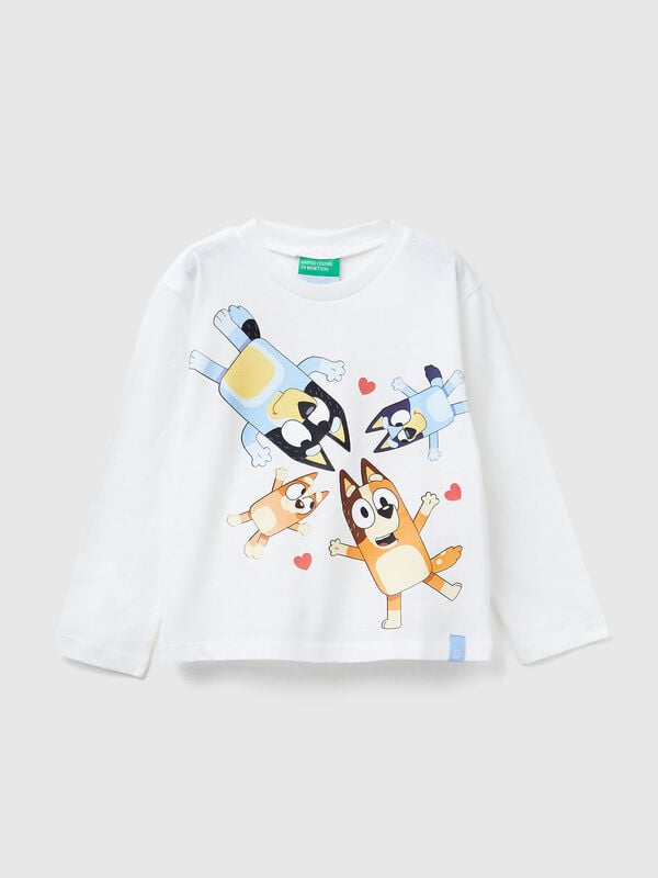T-shirt avec imprimé Bluey ©Ludo Studio Filles
