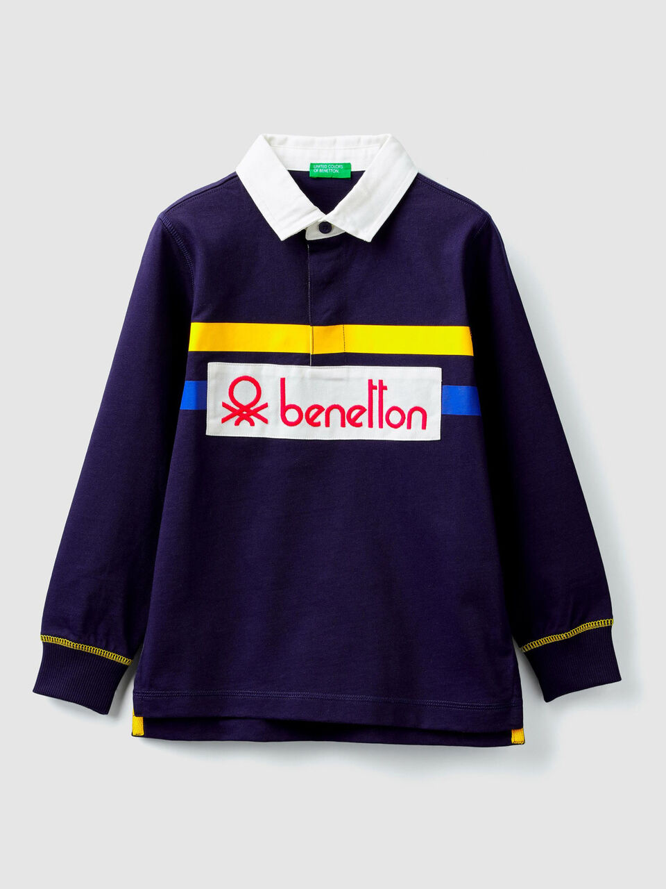 Polo en jersey avec logo image number 1