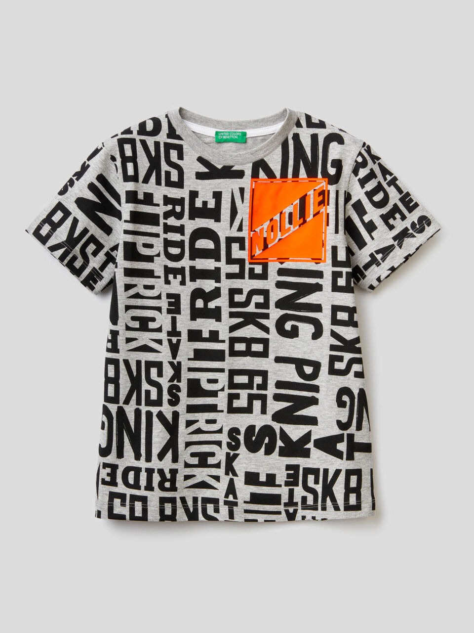 T-shirt imprimé en pur coton image number 1