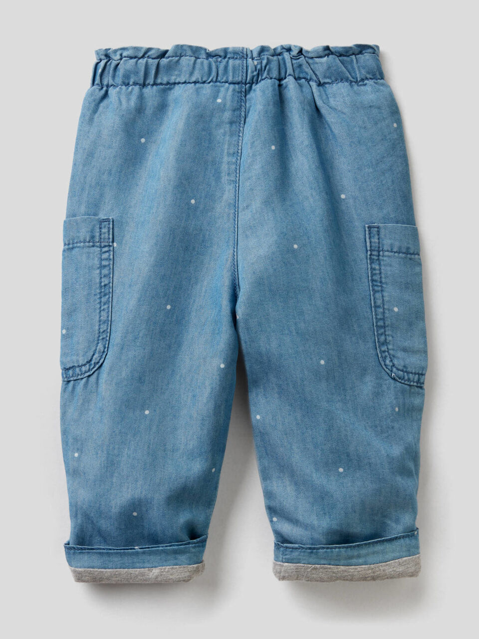 Pantalon cargo en denim léger image number 2