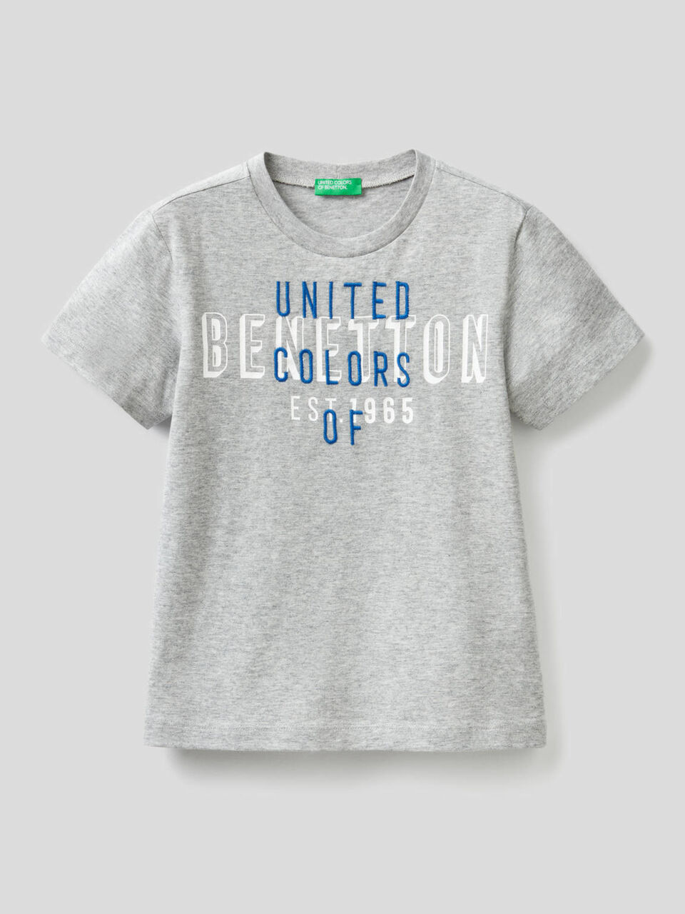 T-shirt 100 % coton à logo brodé image number 1