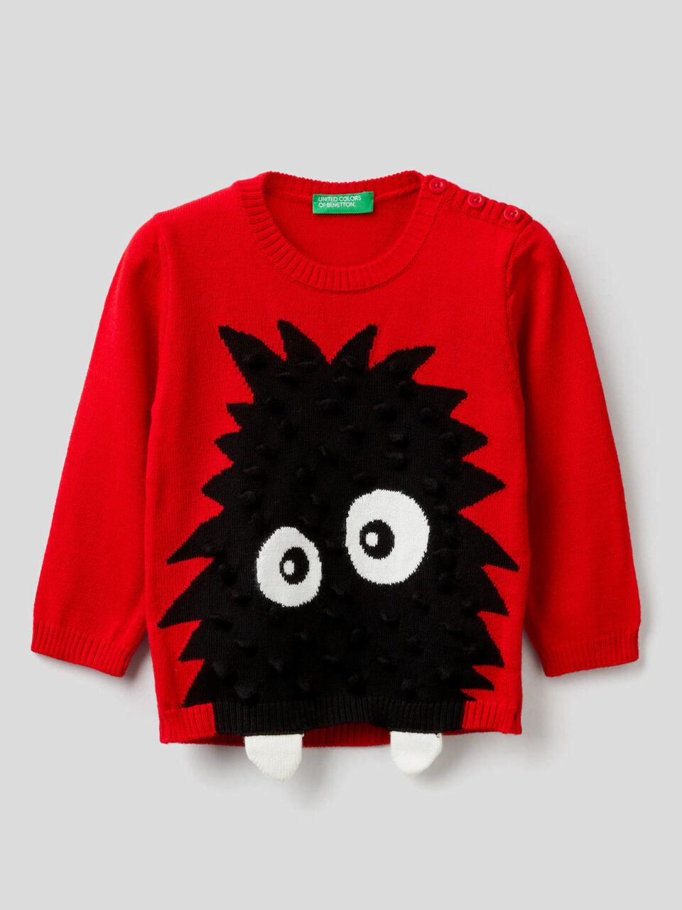 Pull avec intarsia et applications image number 1