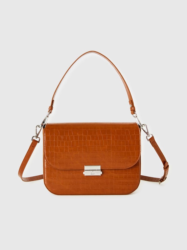 Be Bag grand marron imprimé noix de coco Femme