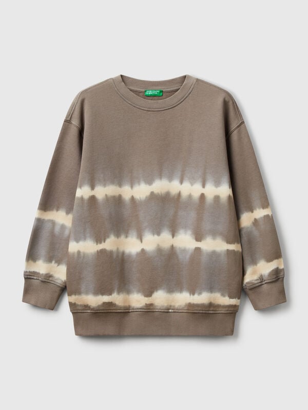 Sweat over-fit tie-dye Garçon