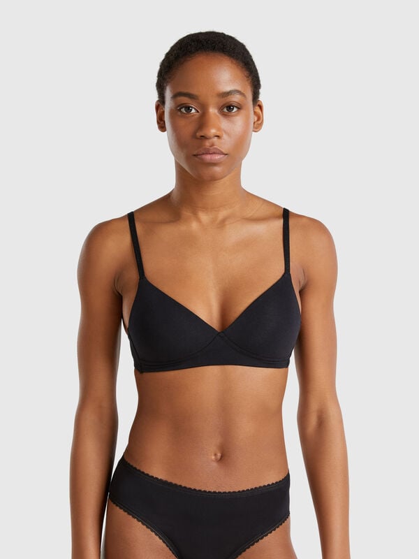 Soutien-gorge rembourré en coton  Femme