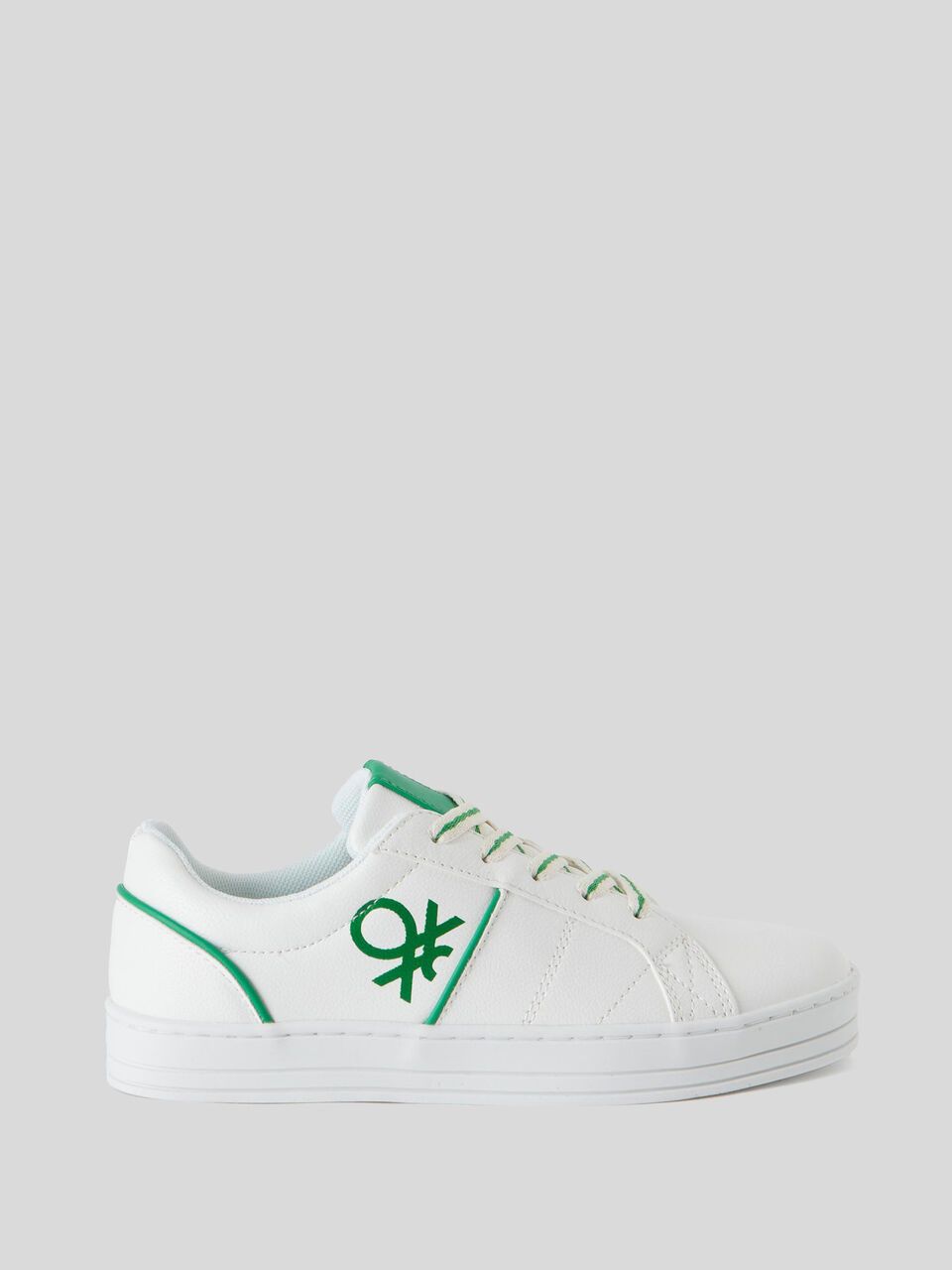 Sneakers avec lacets et logo image number 1