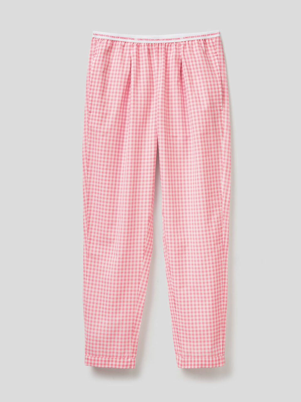 Pantalon longueur classique motif vichy image number 1