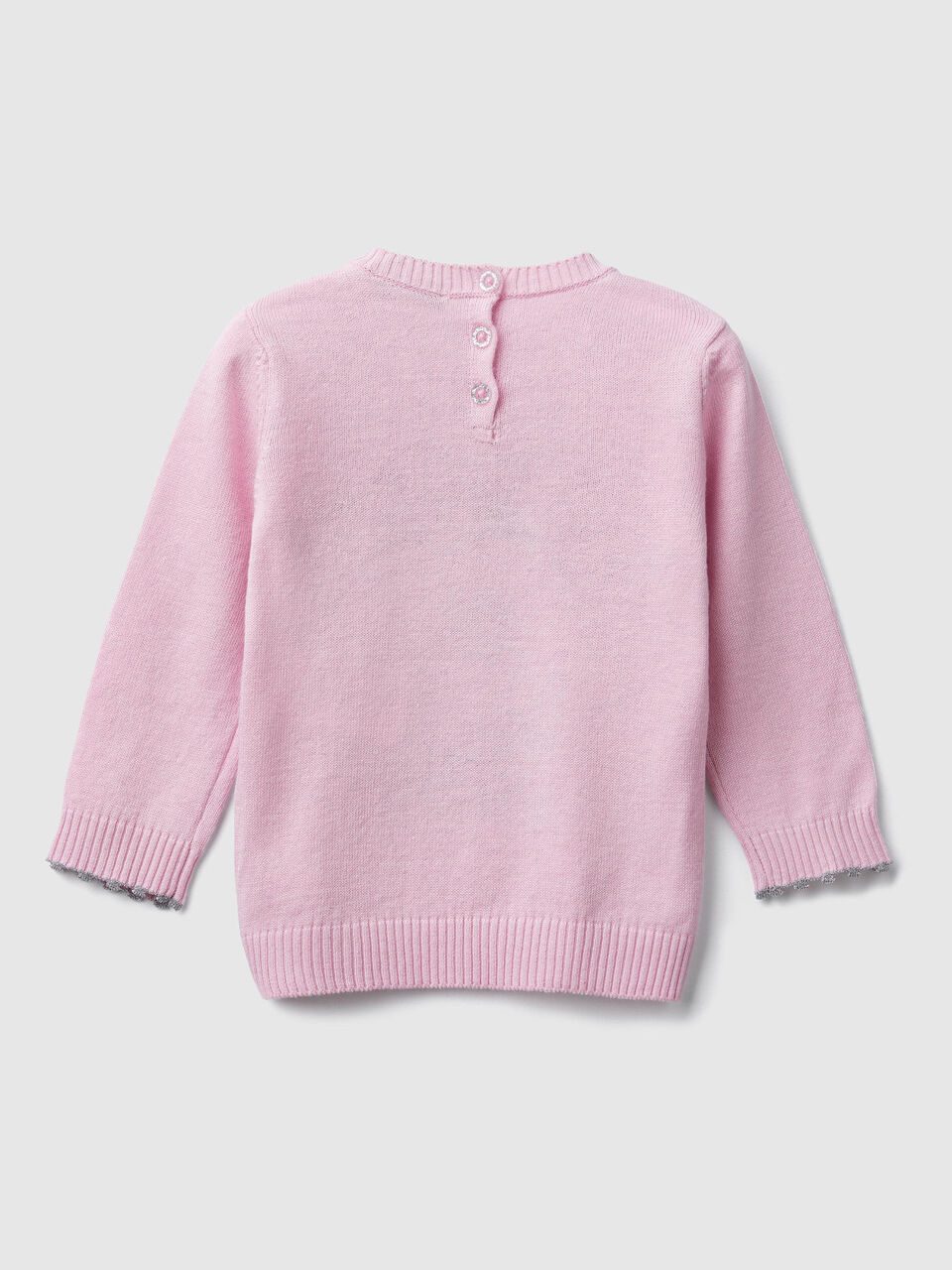 Pull avec motif en intarsia en lurex image number 2