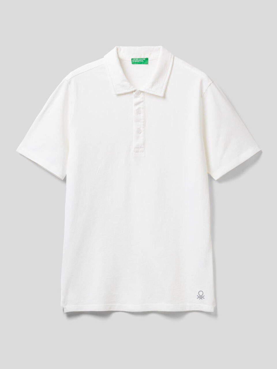 Polo uni en pur coton image number 1