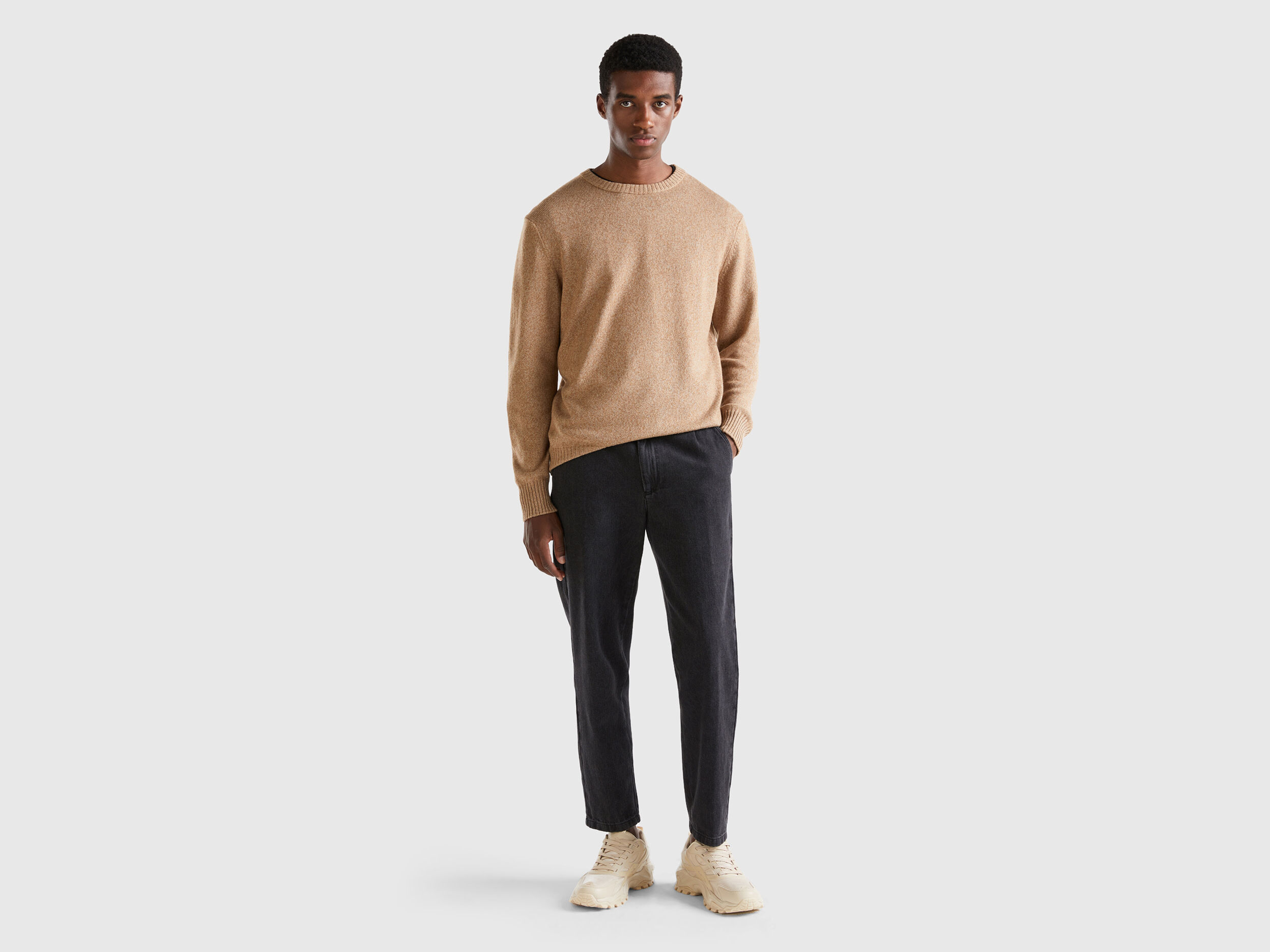 Pull cachemire benetton discount