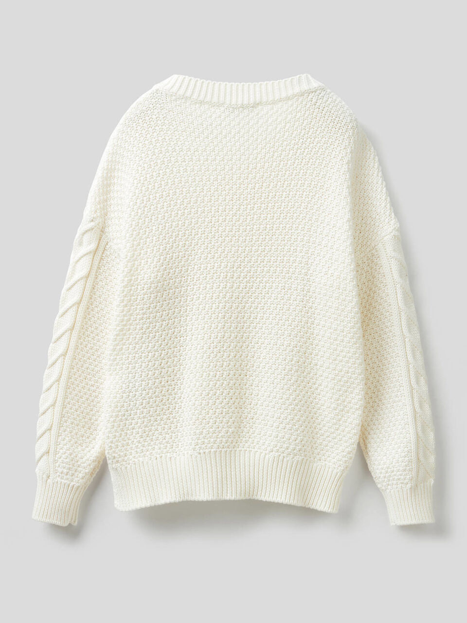 Pull en maille en pur coton image number 2