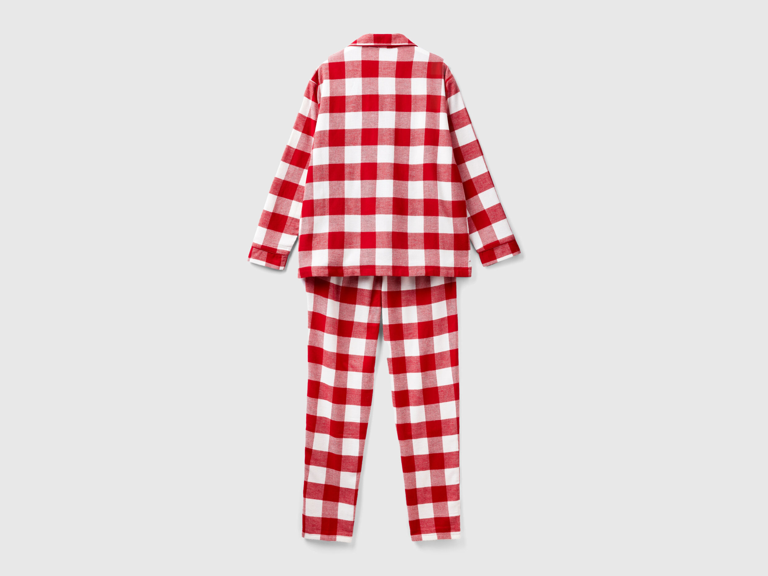 Pyjama femme top flanelle carreaux