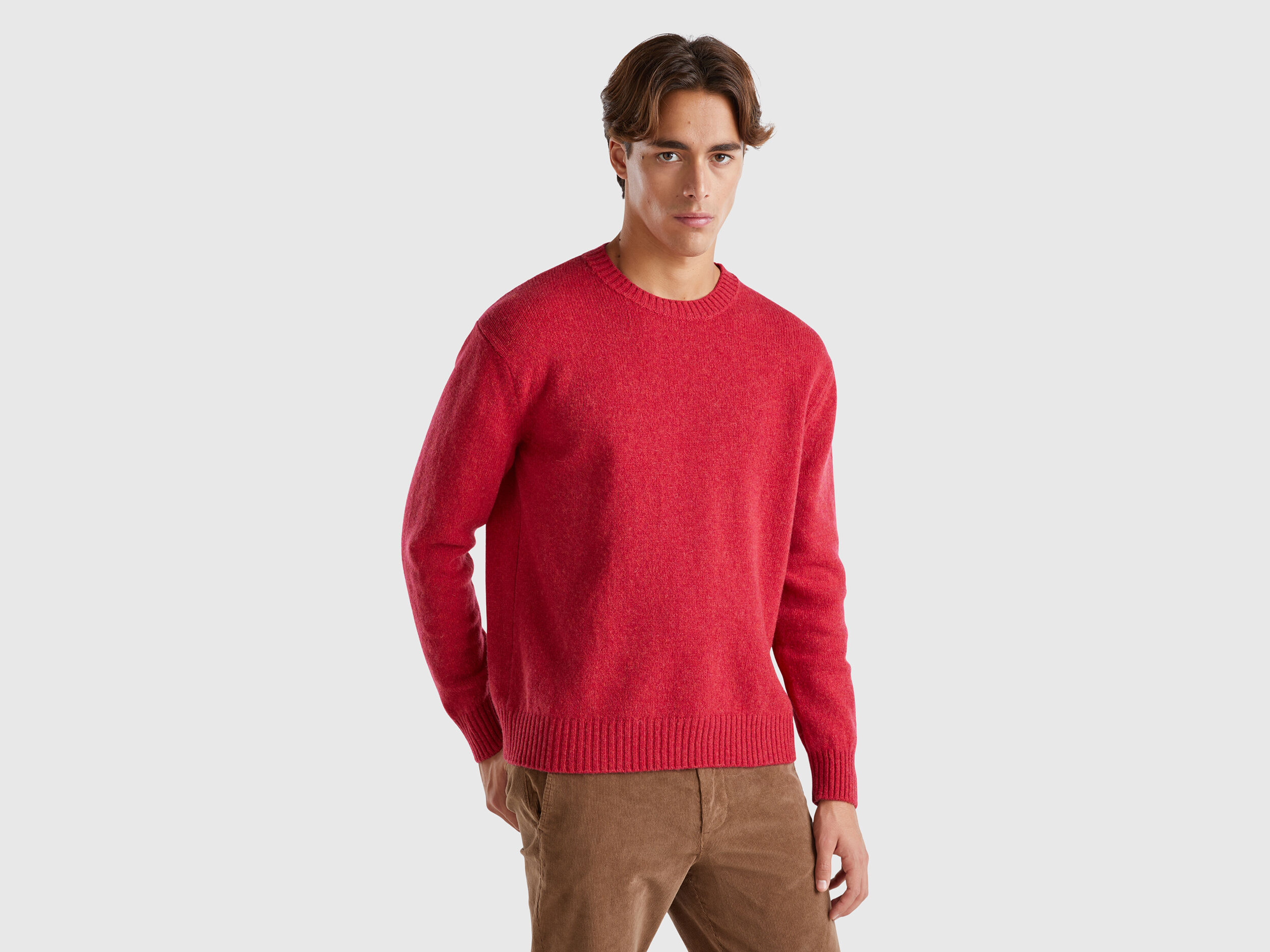 Maille Iconique Laine Shetland Homme 2024 Benetton
