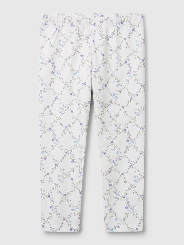 Legging crème à imprimé  Filles