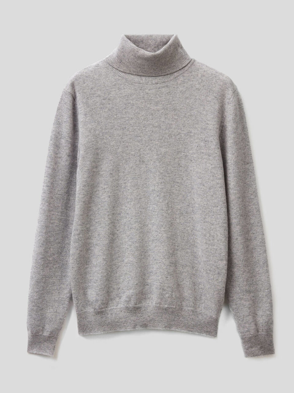 Pull chaud col roulé en pure laine vierge image number 1