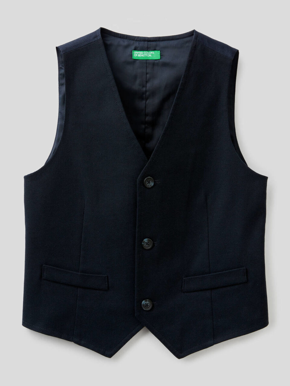 Veste sans manches en flanelle image number 1