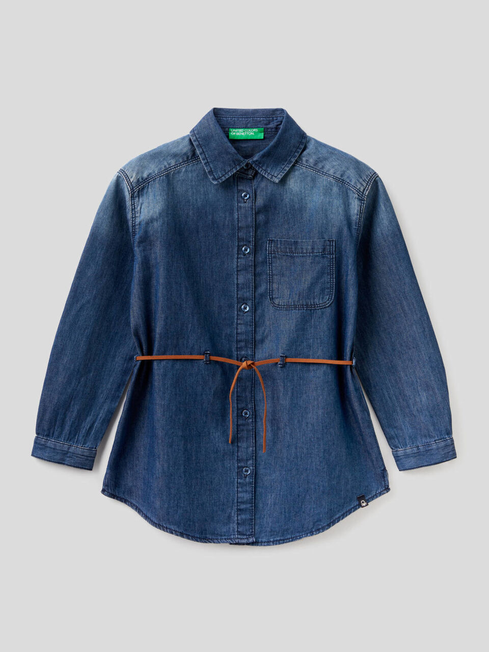 Chemise en jeans 100% coton image number 1