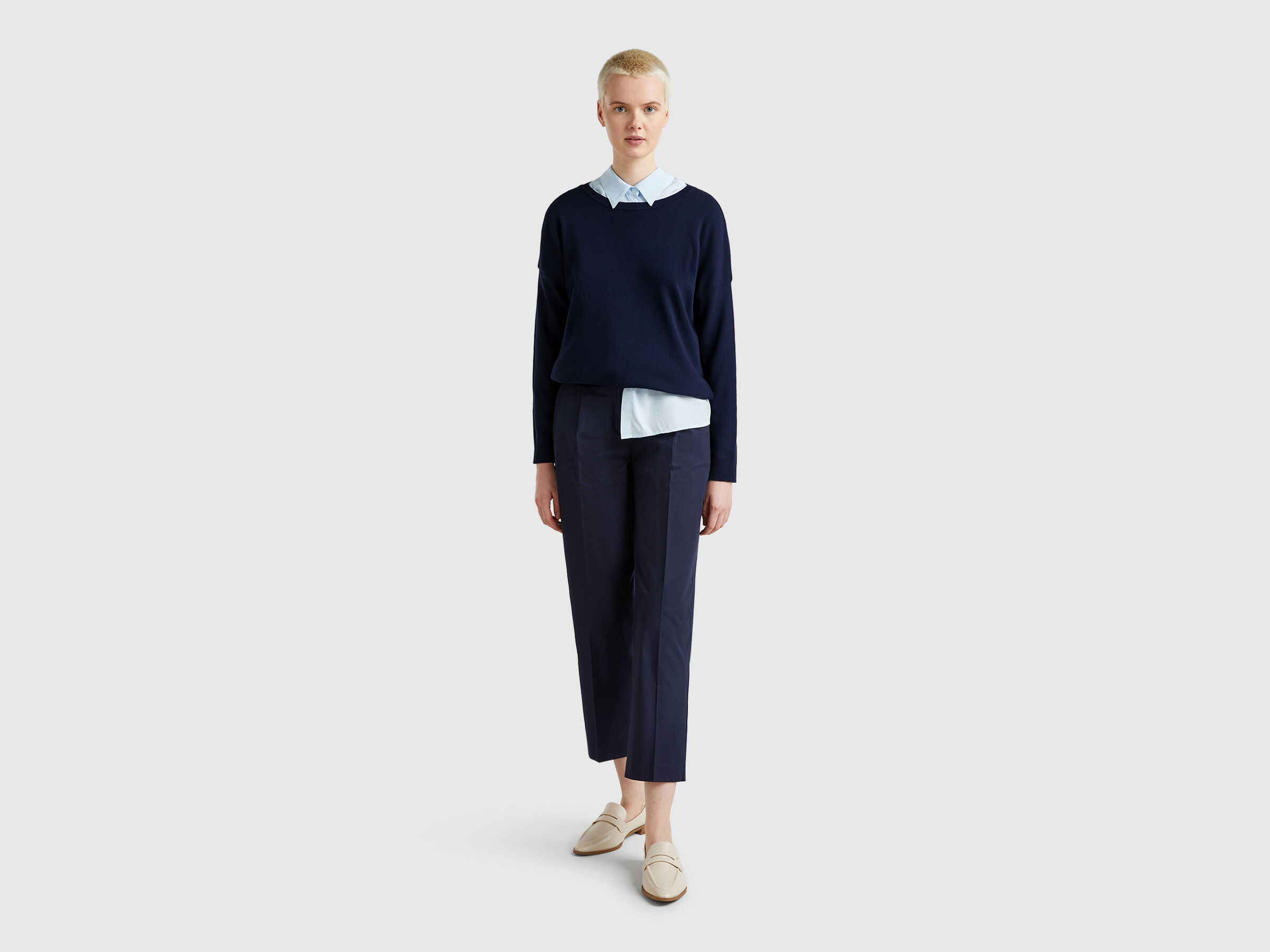 BOAT-NECK SWEAT.L/S Femme image number 2