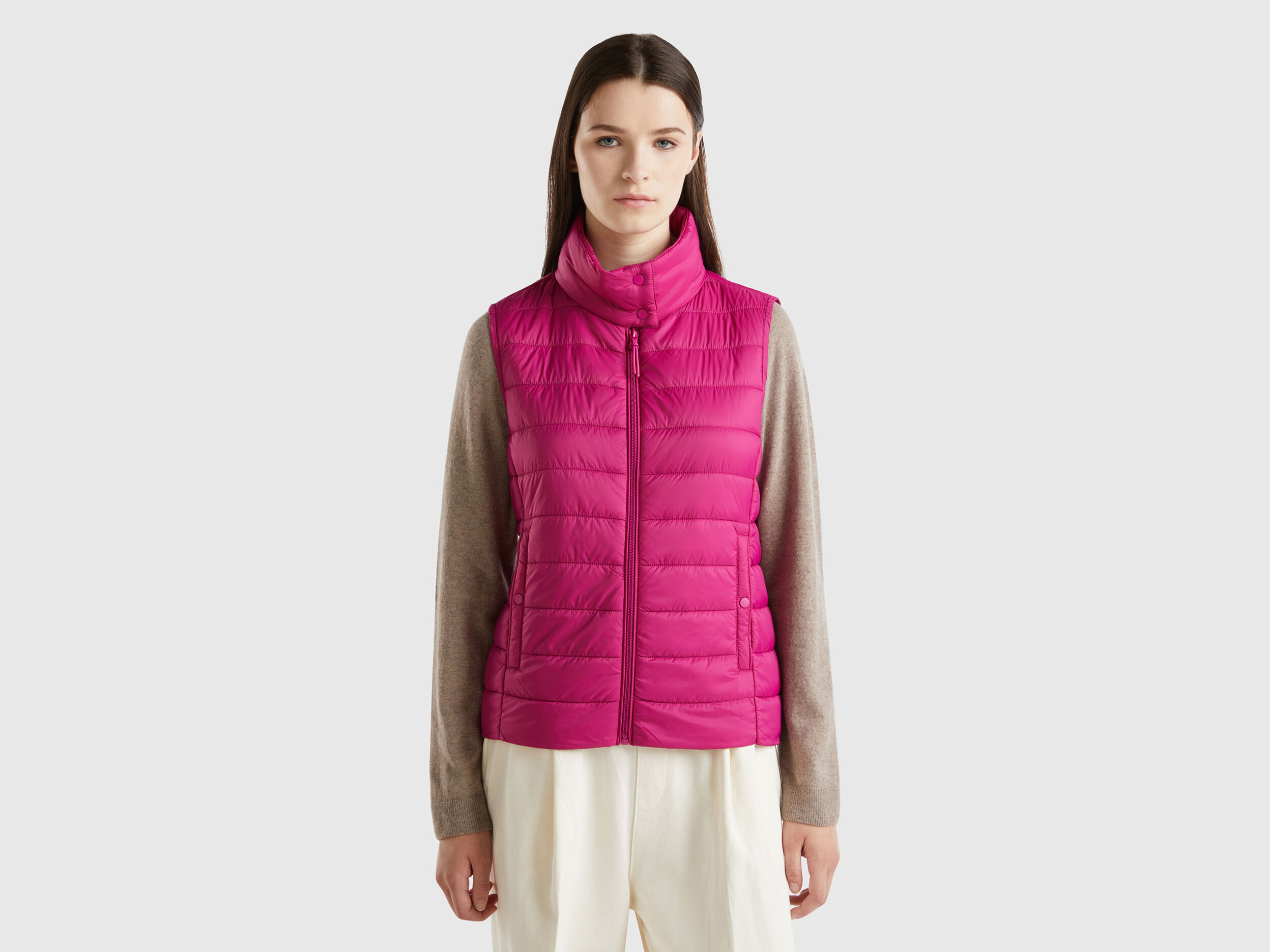 Doudounes Sans Manches Femme Nouvelle Collection 2024 Benetton