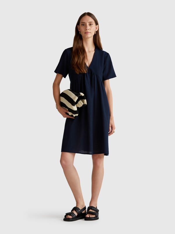 Robe courte ample Femme