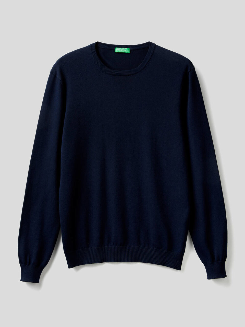 Pull col rond 100% coton image number 1