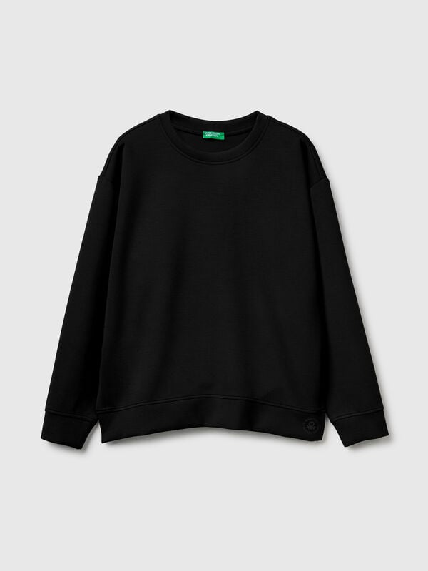 Sweat-shirt en mélange de modal Femme