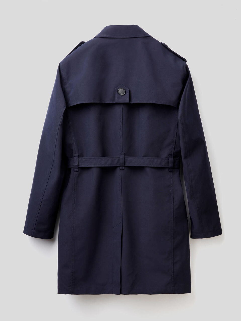 Trench bleu foncé doublé image number null