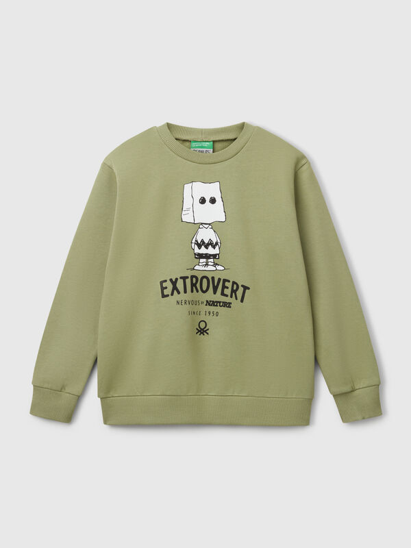 Sweat-shirt en coton Snoopy ©Peanuts Garçon