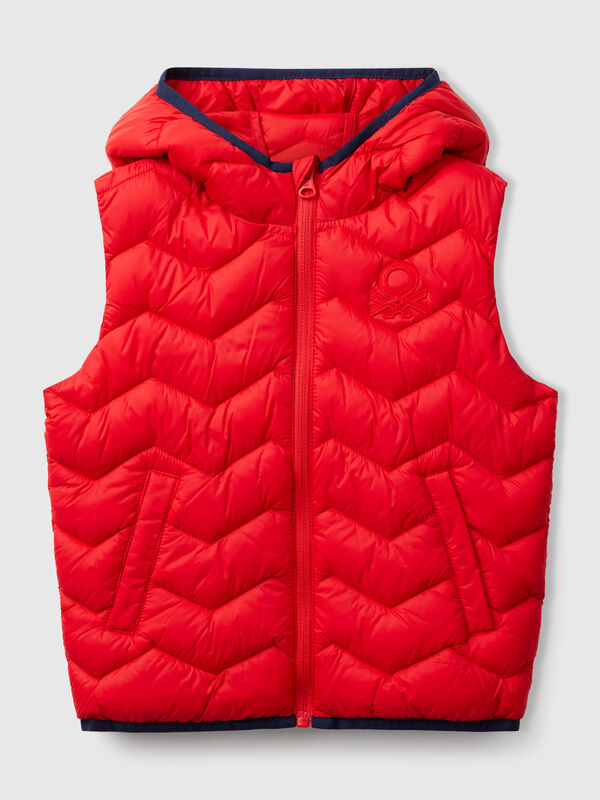 Gilet rembourré avec capuche Garçon
