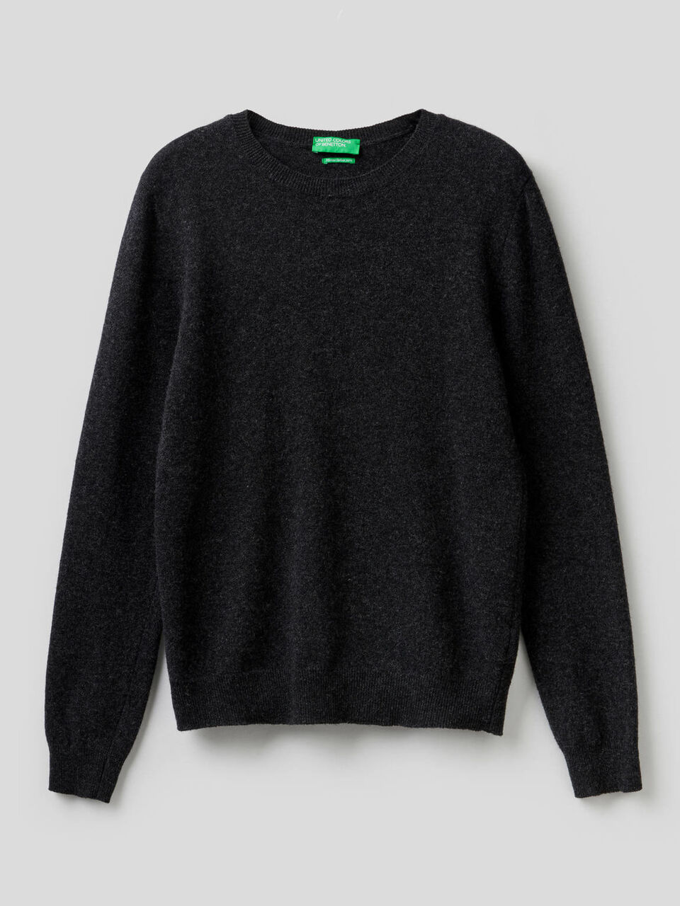 Pull col rond en pure laine vierge image number 1