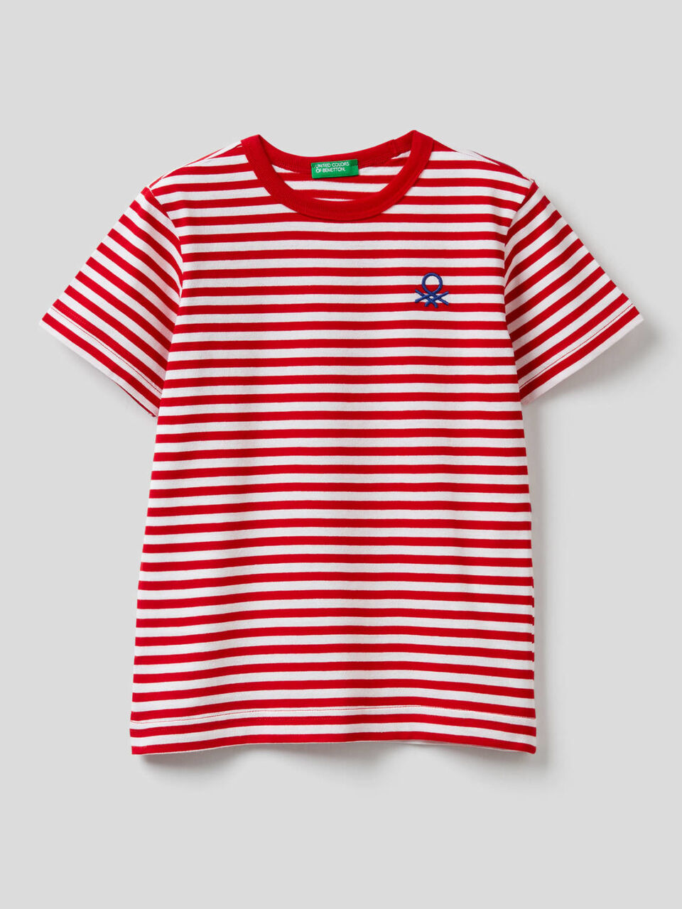 T-shirt à rayures 100% coton image number 1