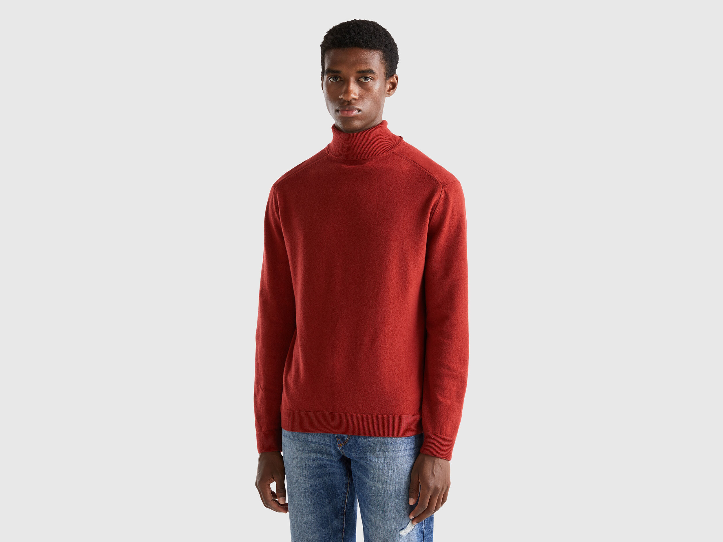 Pull discount bordeau homme