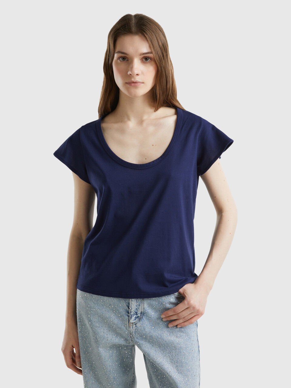 Magliette benetton donna sales