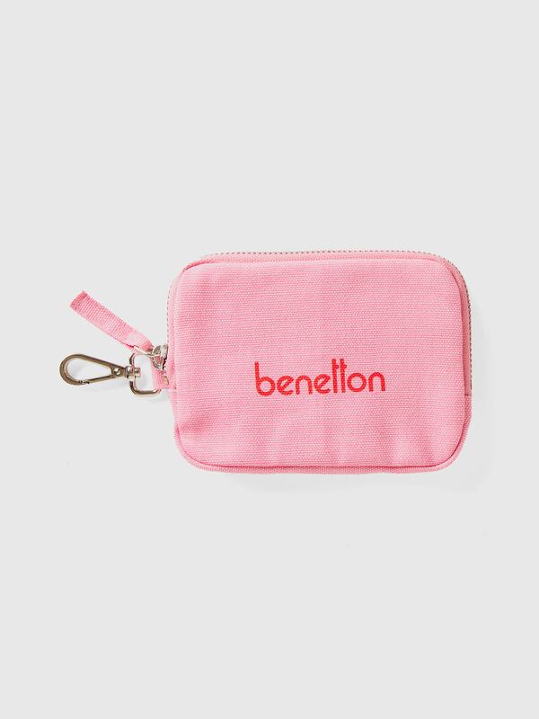 Porte-clés et porte-monnaie roses
