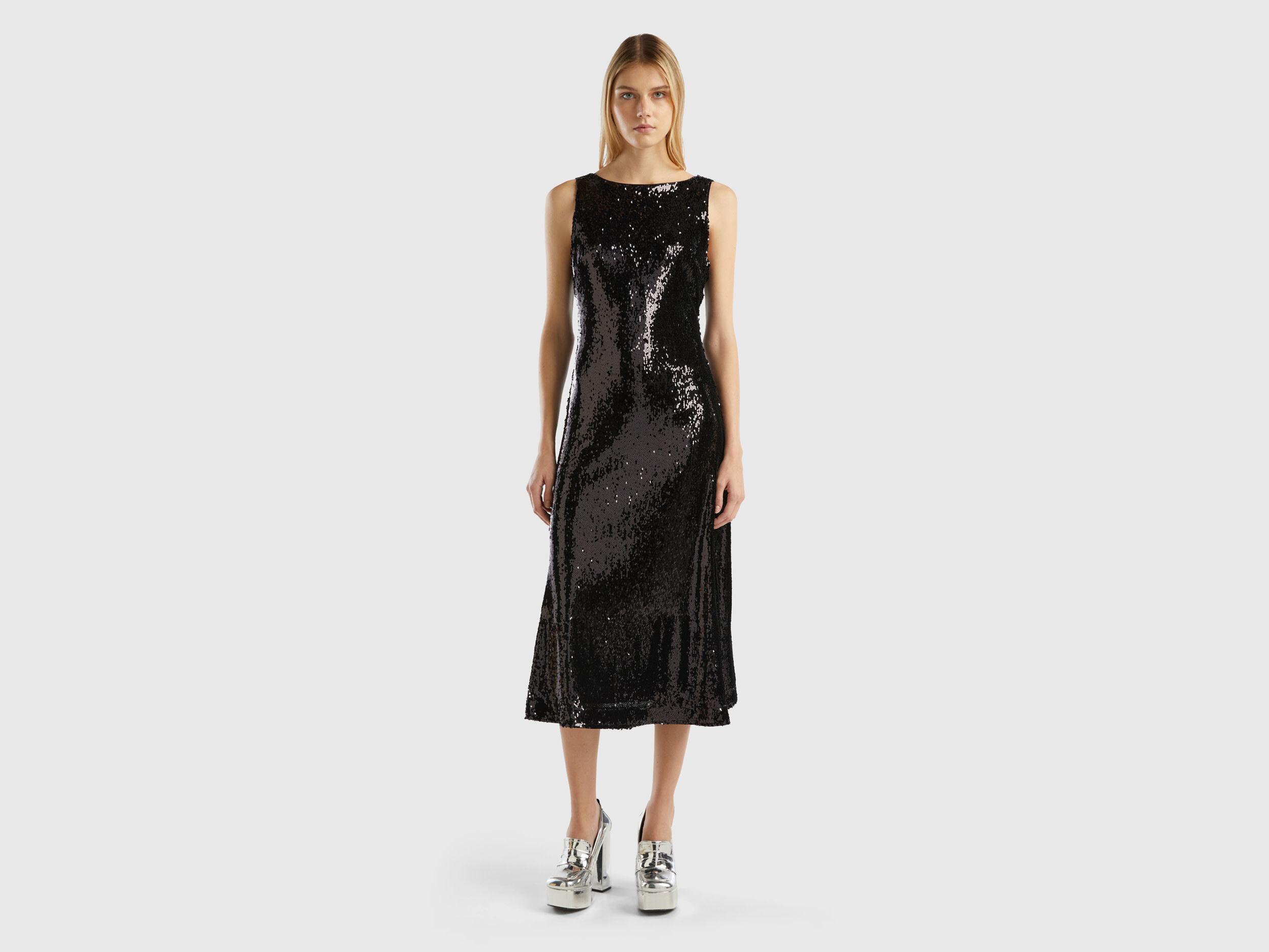 Robe longue sale benetton