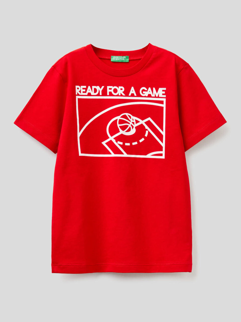 T-shirt en pur coton avec imprimé image number 1
