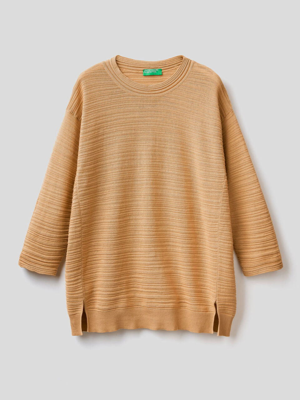 Pull texturé en 100% coton image number 1